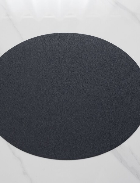 INDIVIDUAL PVC SIMIL CUERO OVAL AZUL 43X33CMS INDIVIDUAL PVC SIMIL CUERO OVAL AZUL 43X33CMS