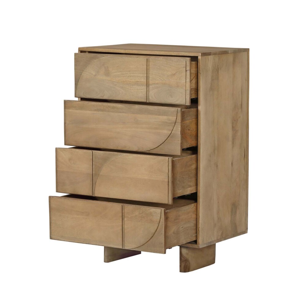 CAJONERA MADERA NATURAL-BEIGE ÁNGELES