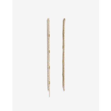 Aros Colgantes Largos Bride To Be Cristal