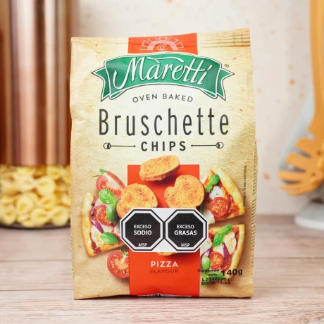 Tostadas mini Maretti sabor pizza Tostadas mini Maretti sabor pizza