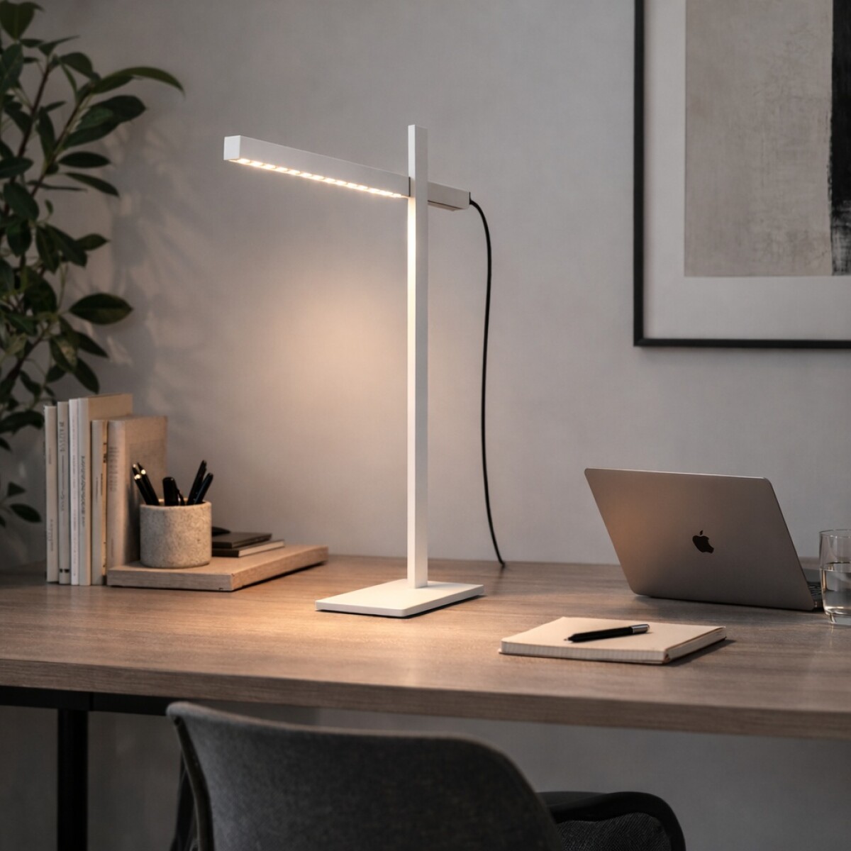 Portátil led plegable 8w 60cm - Blanca 