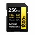 Memoria Sdxc Lexar Pro 1800x 256gb Uhs-ii Gold Series TARJETA SD LEXAR PRO 1800X 256GB GOLD
