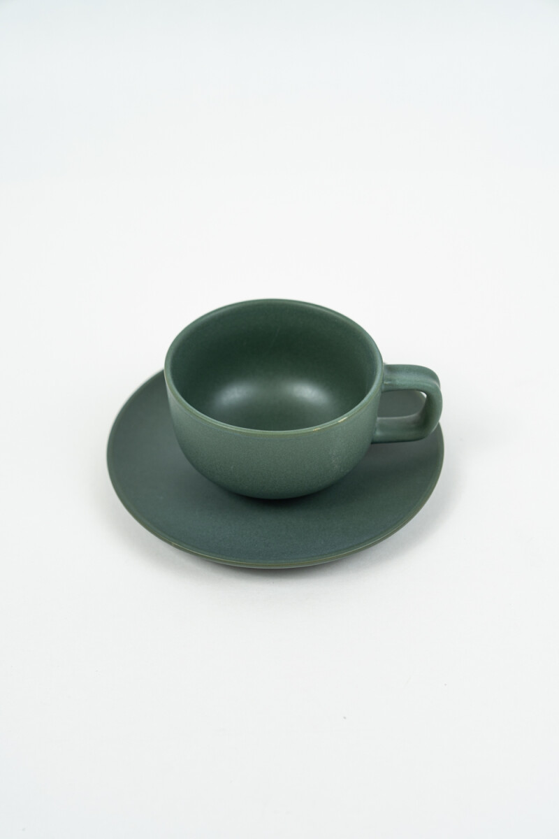 Taza Con Plato, Carola - Color Unico 