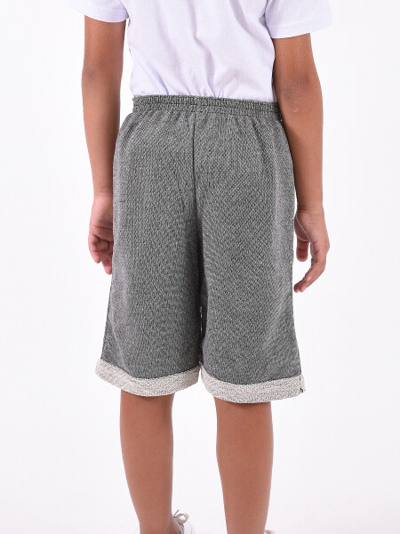 SHORT DENIM GRIS OSCURO