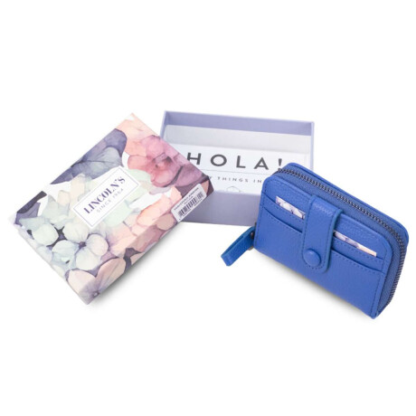 Tarjetero Ariana Azul Royal