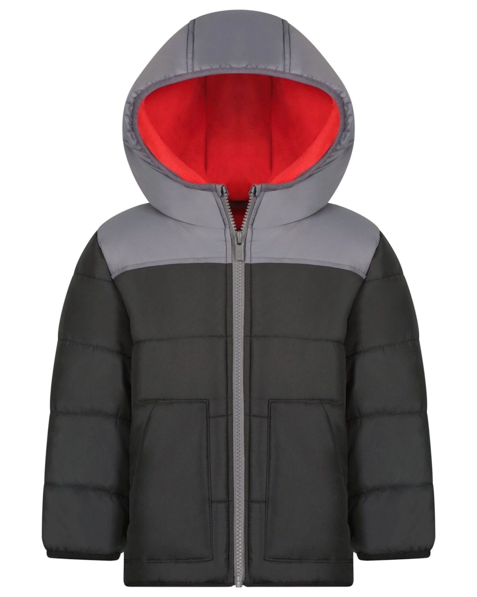 Campera resistente al agua, diseño colorblock. Talles 4-6 Sin color