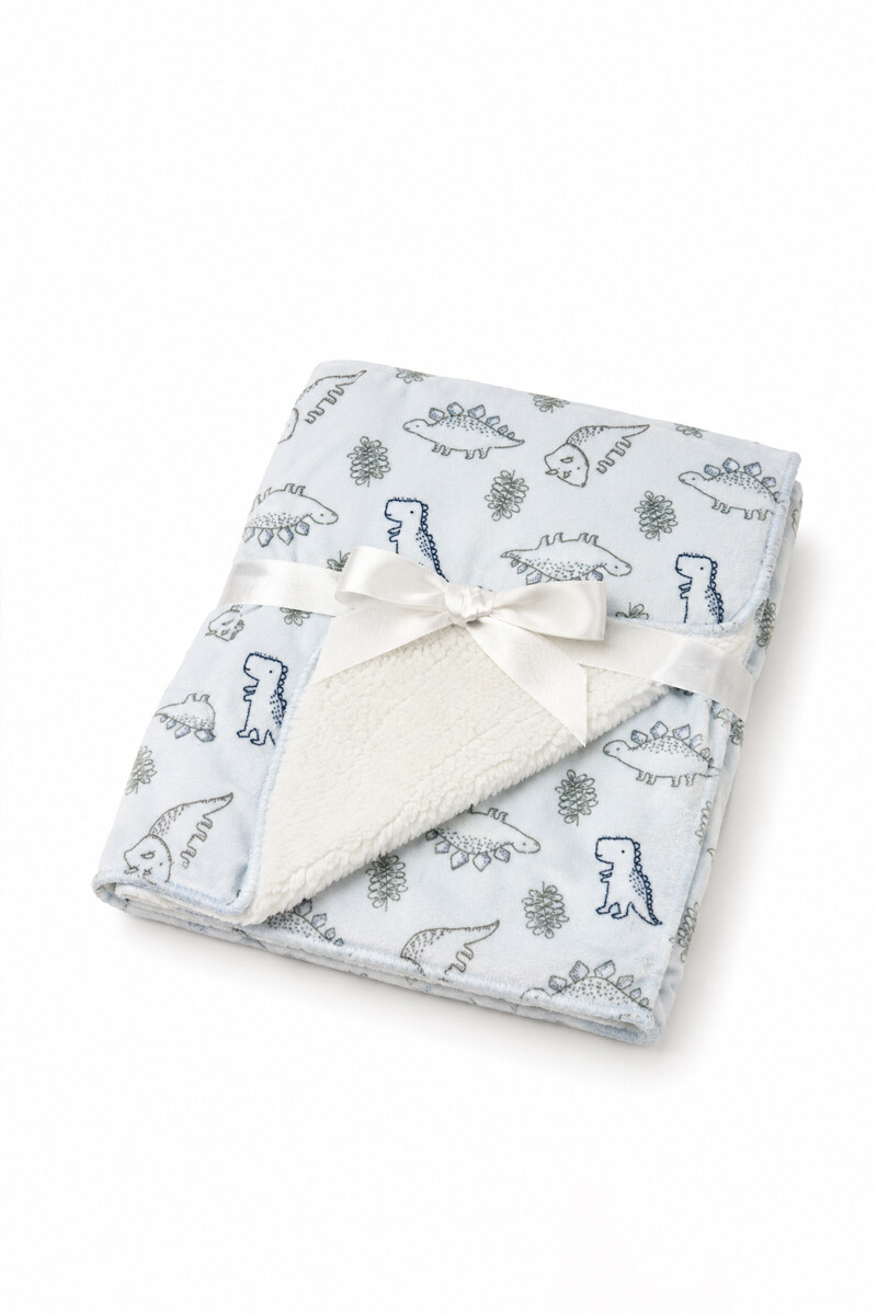 Manta reversible Para Bebé - Dino 