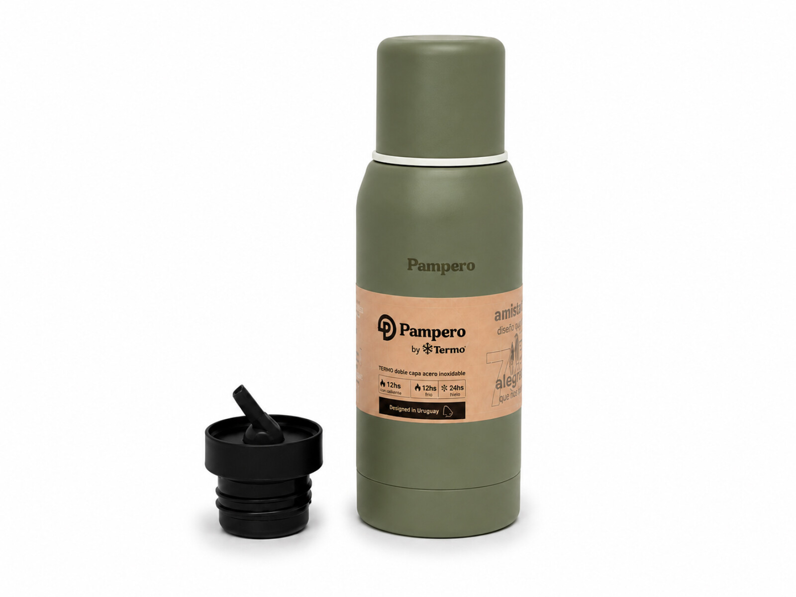TERMO ACERO DOBLE CAPA 750ML - Verde 