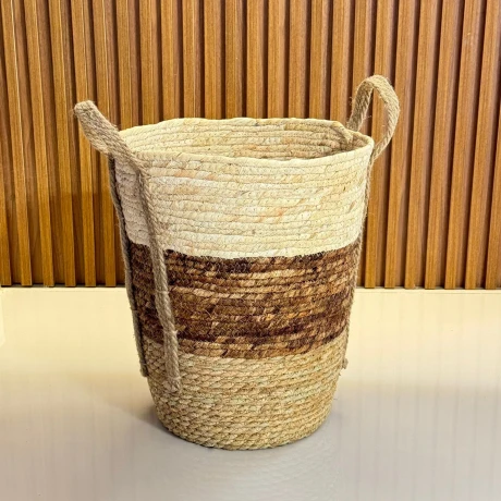 Canasto Cesto Yute Natural Alto 36cm x Ø 32cm Canasto Cesto Yute Natural Alto 36cm x Ø 32cm