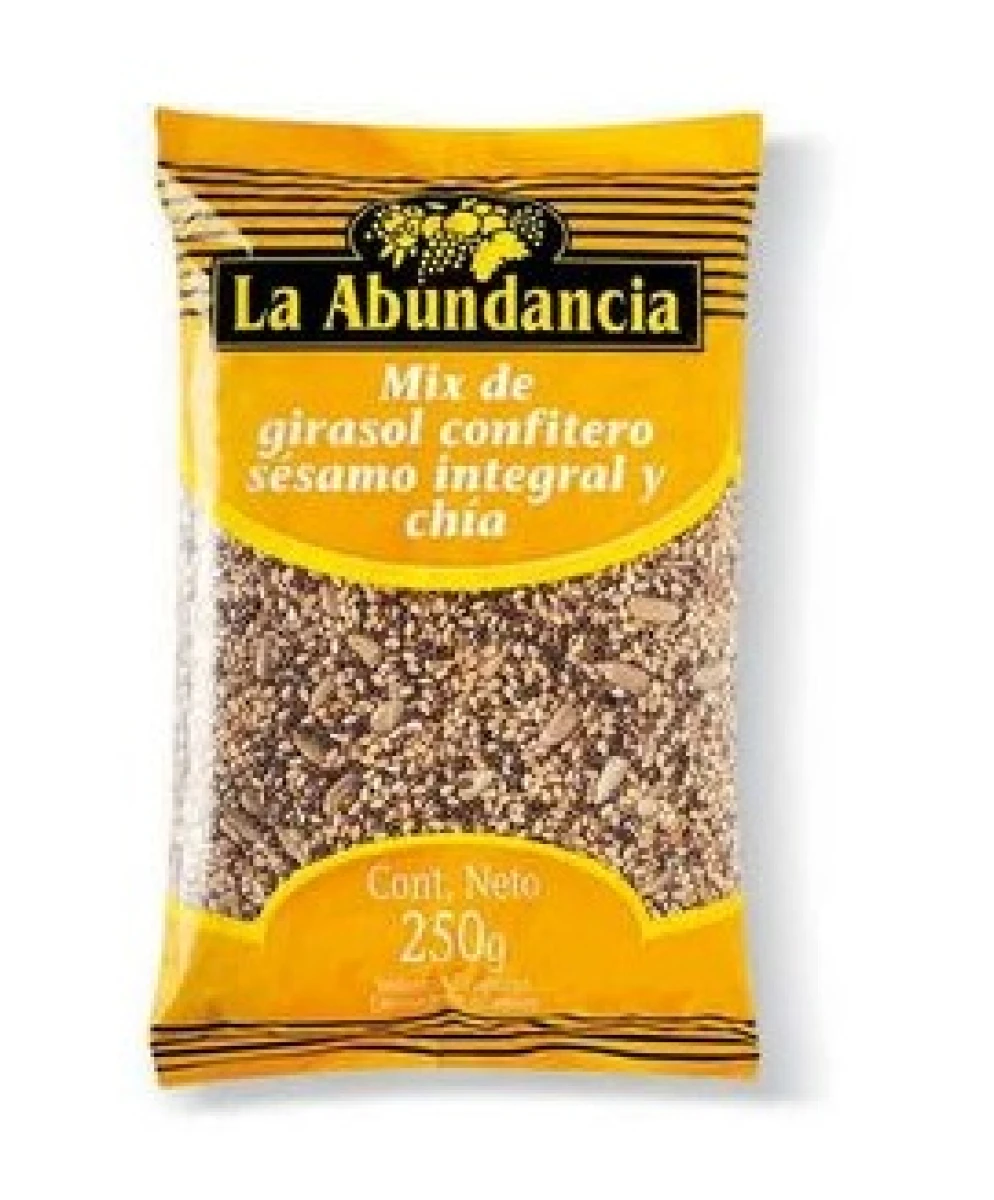 MIX GIRASOL SESAMO INT. CHIA 250G LA ABUNDANCIA 