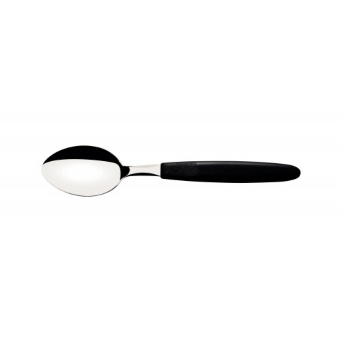 Cuchara de postre Ipanema negra a granel | Tramontina 23366/400 