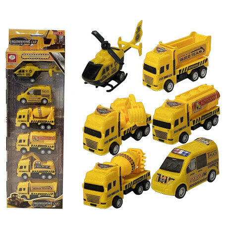 Set de vehiculos de construccion 6 piezas Set de vehiculos de construccion 6 piezas