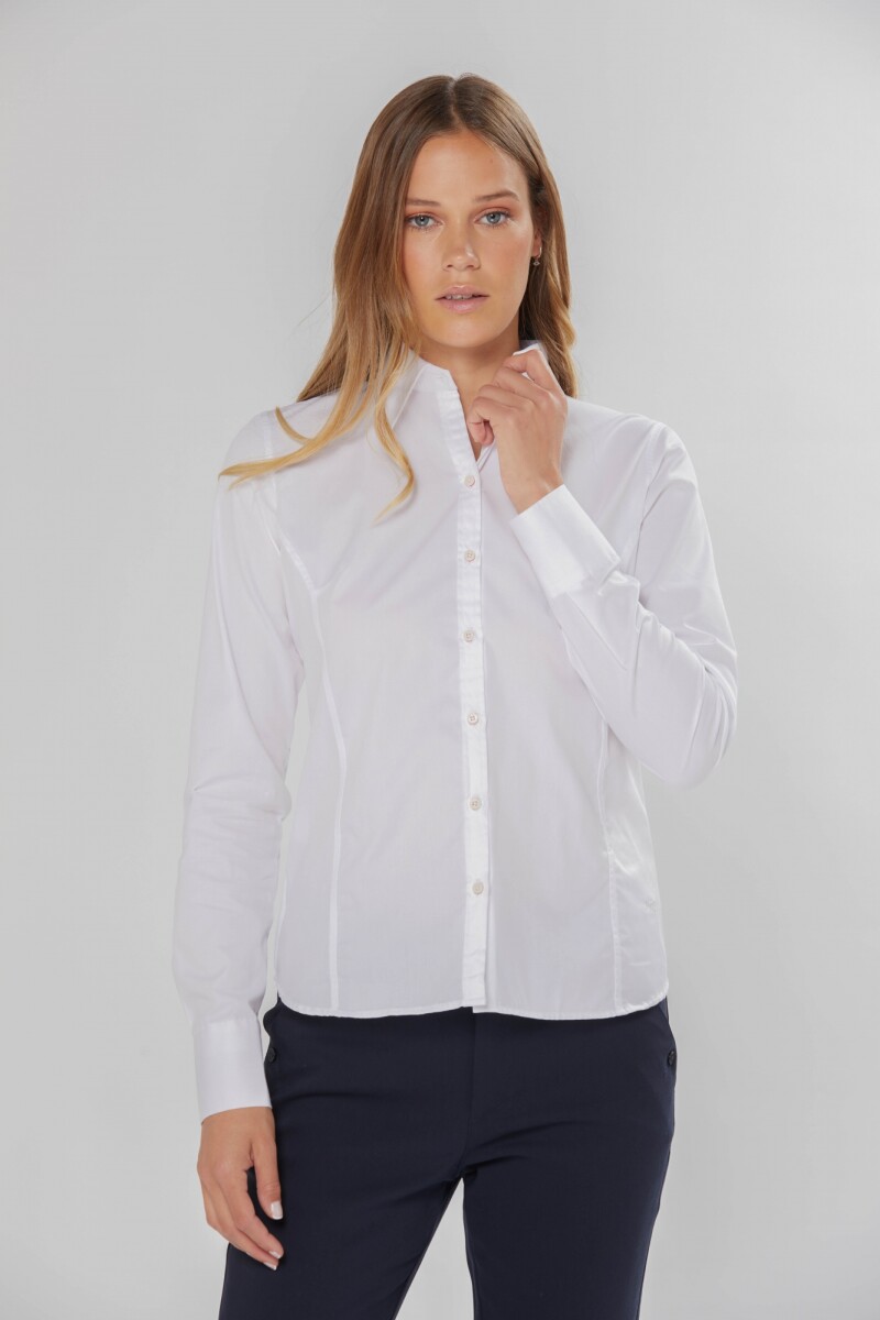 Camisa lisa - Blanco 