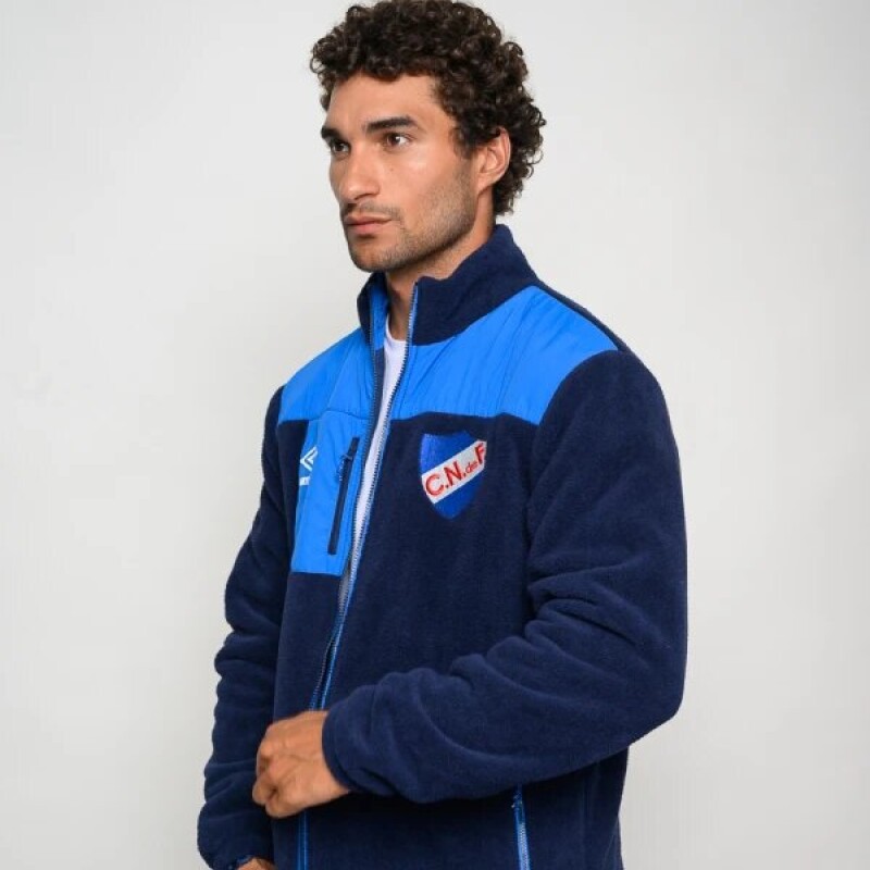 Jacket Polar Flow de Hombre Azul
