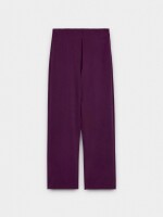 Pantalón Rectos Con Pinzas burdeos