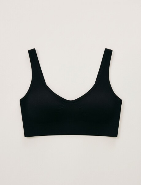 TOP CON TIRANTES ANCHOS NEGRO