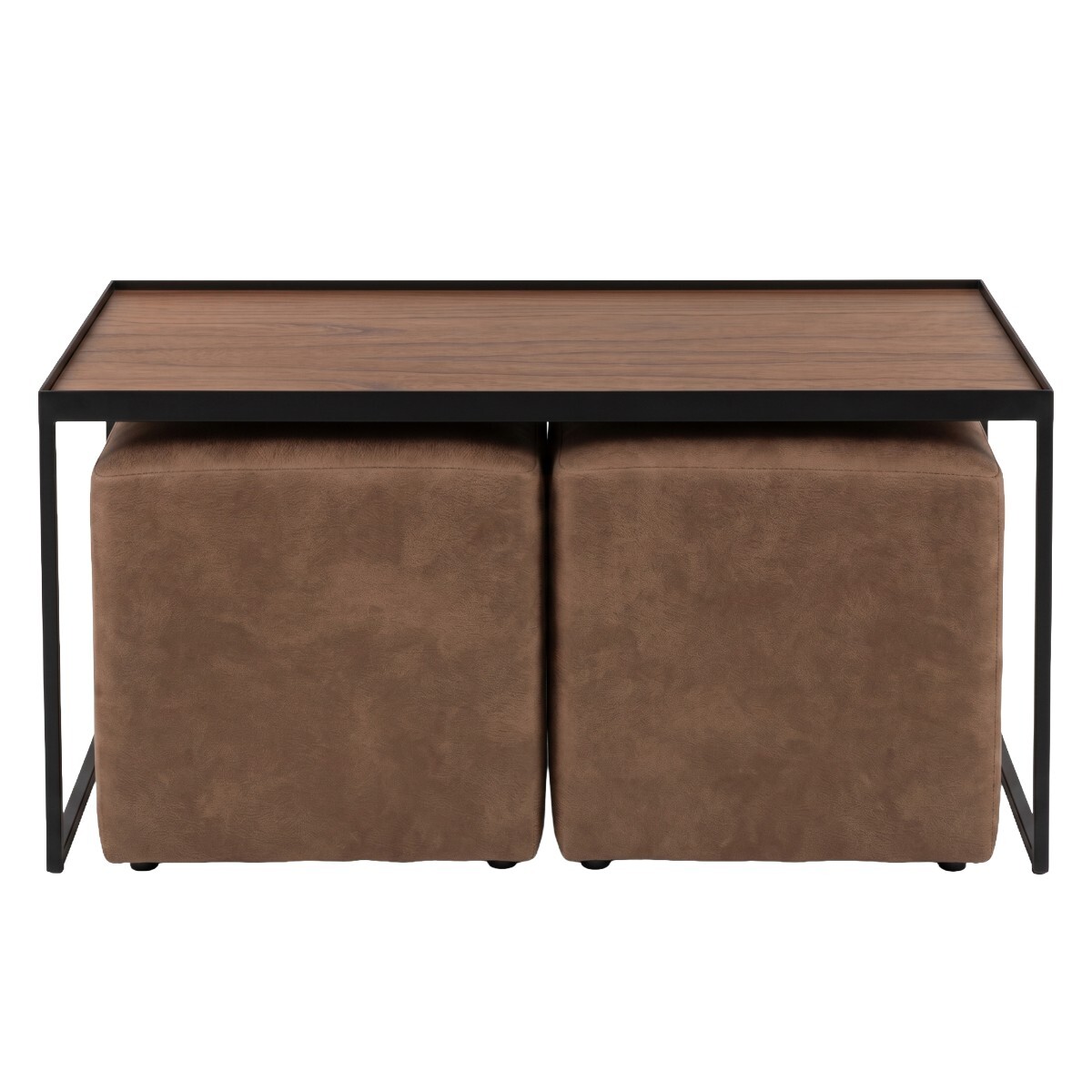 MESA CENTRO CON PUFF AF 100X50 (CD) 