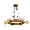 COLGANTE LETICIA 6 LUCES E27 MADERA COLGANTE LETICIA 6 LUCES E27 MADERA