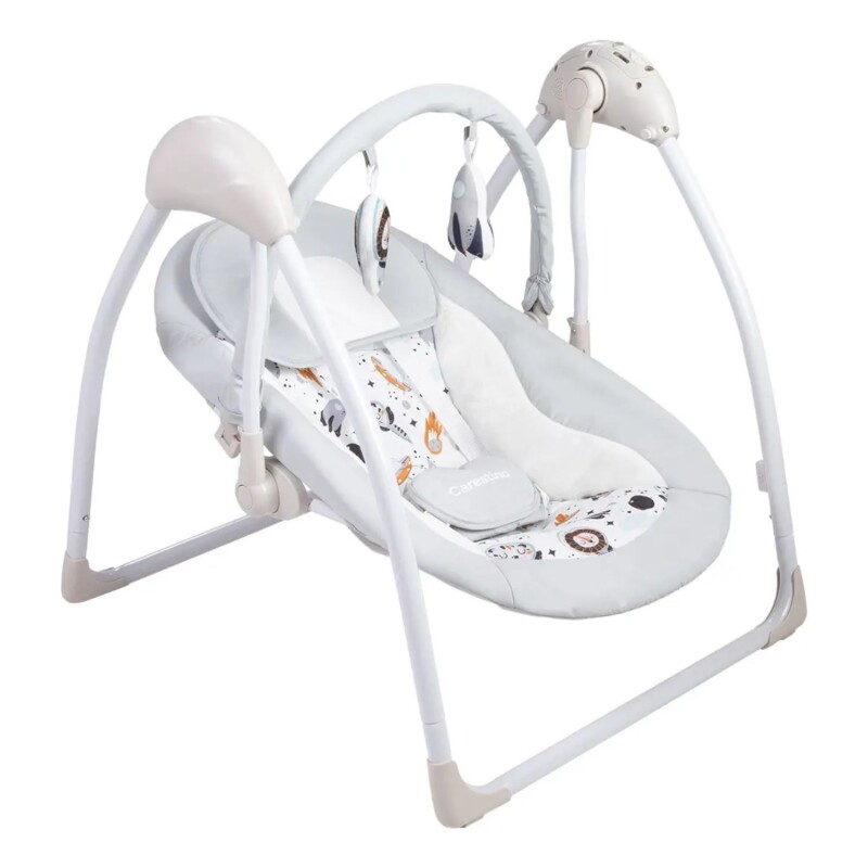 Mecedora Electrónica Carestino Con Melodias Gris