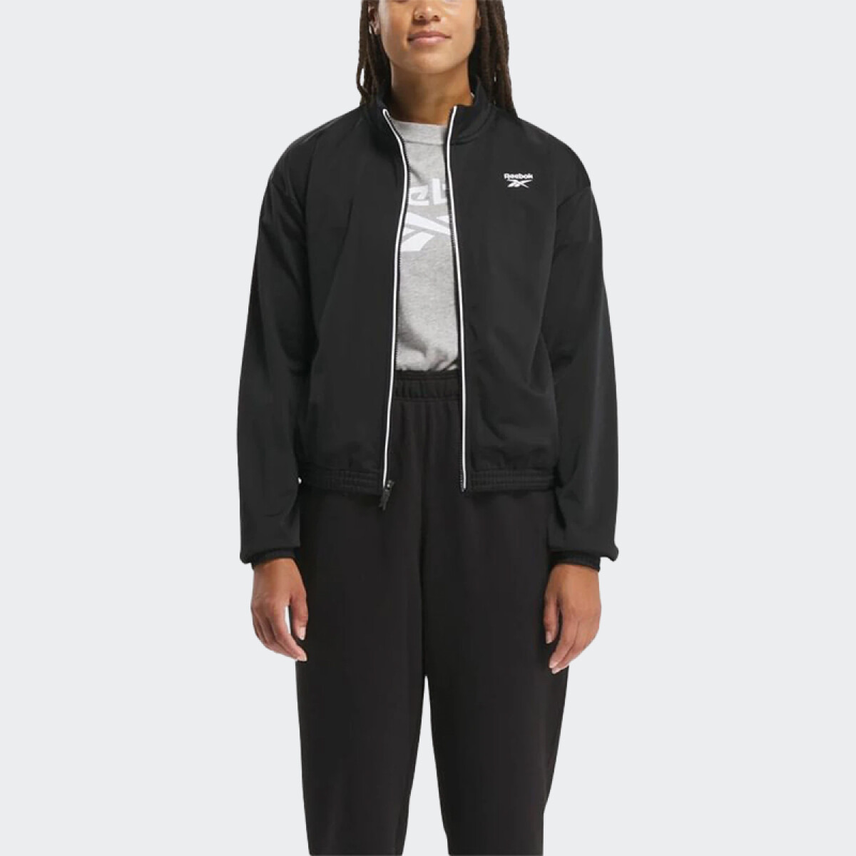 Campera Reebok Identity Back Vector - Negro 