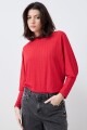 Blusa manga dollman rojo