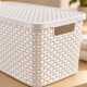 Caja simil ratán 7 lts BLANCO