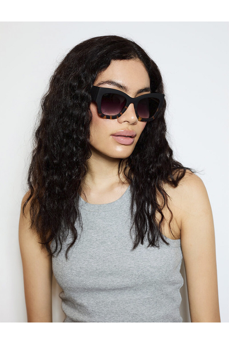 Lentes Tiwi Mayfair Bicolor G. Tortoise/black With Burgundy Gradi