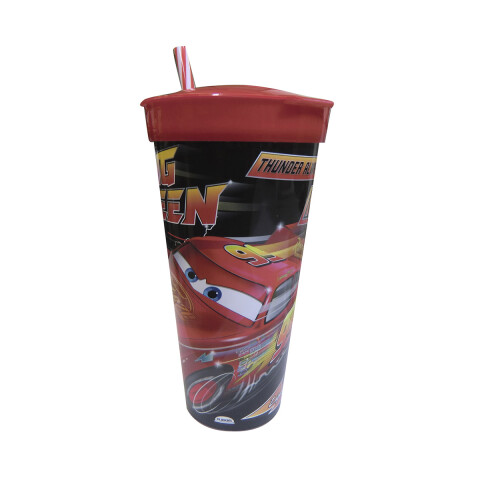 Vaso 2 en 1 Cars, Pote 220 ml + Vaso 540 ml U