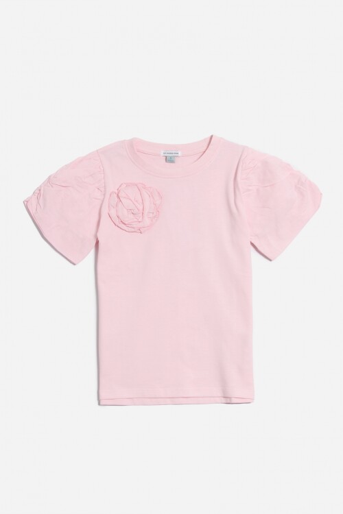Remera apliques ROSA