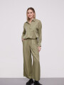 Pantalon Bucut Verde Palido