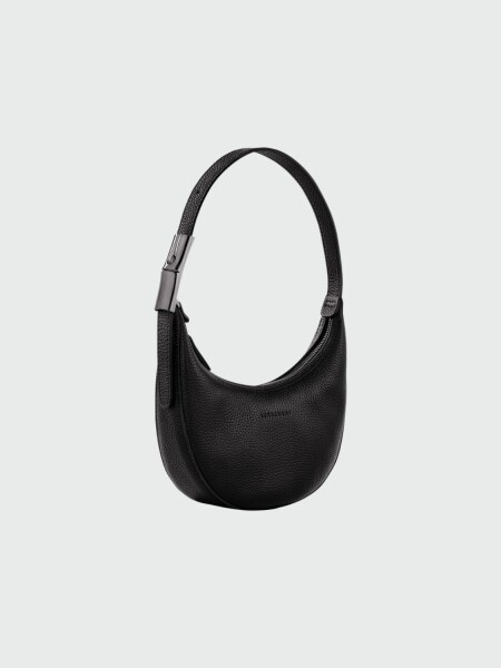 Longchamp -Cartera Longchamp Hobo de cuero Negro