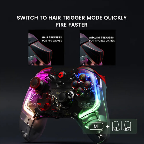 Joystick Gamesir T4 Kaleid Pc Android Switch Cableado JOYSTICK GAMESIR T4 KALEID MULTI PLATAFO