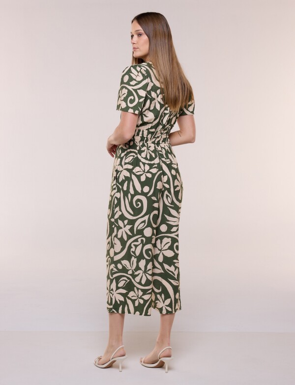 Enterito Crop Printed OLIVA/MULTI