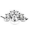 JUEGO DE BATERIA FLORIA ACERO INOXIDABLE 12 PIEZAS Juego De Bateria Floria Acero Inoxidable 12 Piezas
