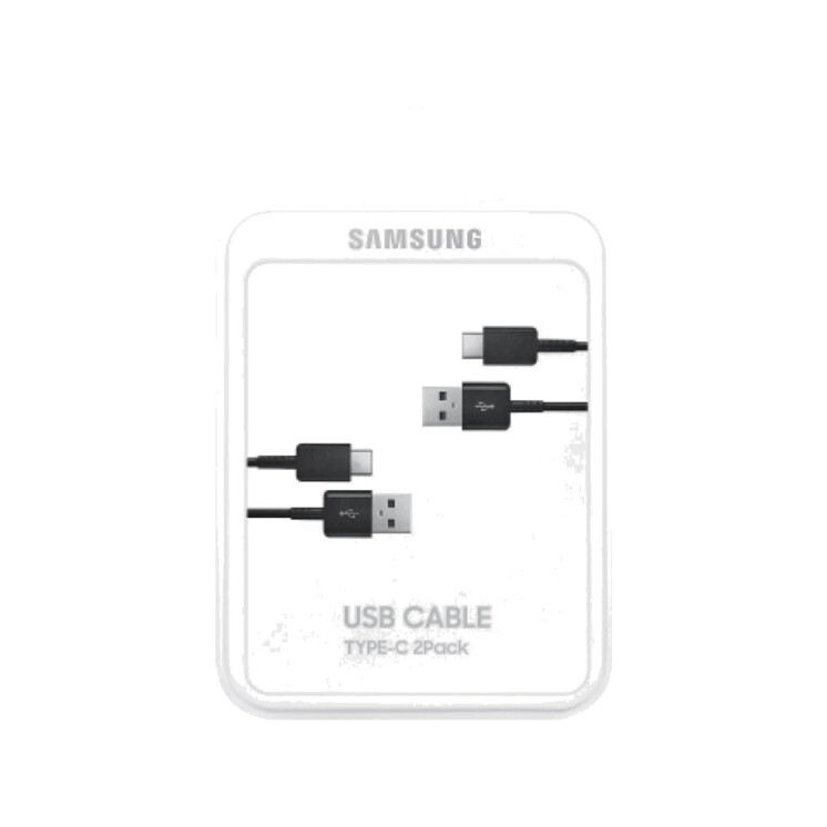 Pack 2 Cables Samsung USB-A a USB-C 1,5 m Negros 2-Pack