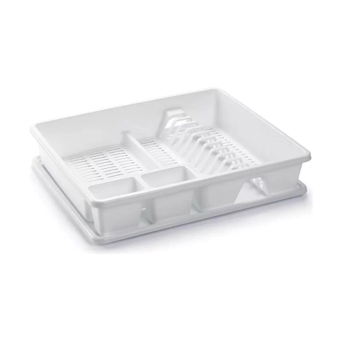 ESCURRIDOR PLÁSTICO CON BANDEJA - Blanco 