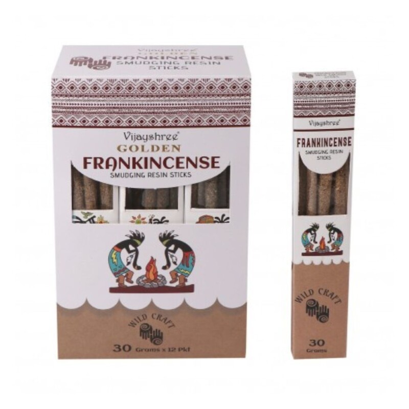 INCIENSO VIJAYSHREE - GOLDEN SMUDGING CAJA X12 Incienso