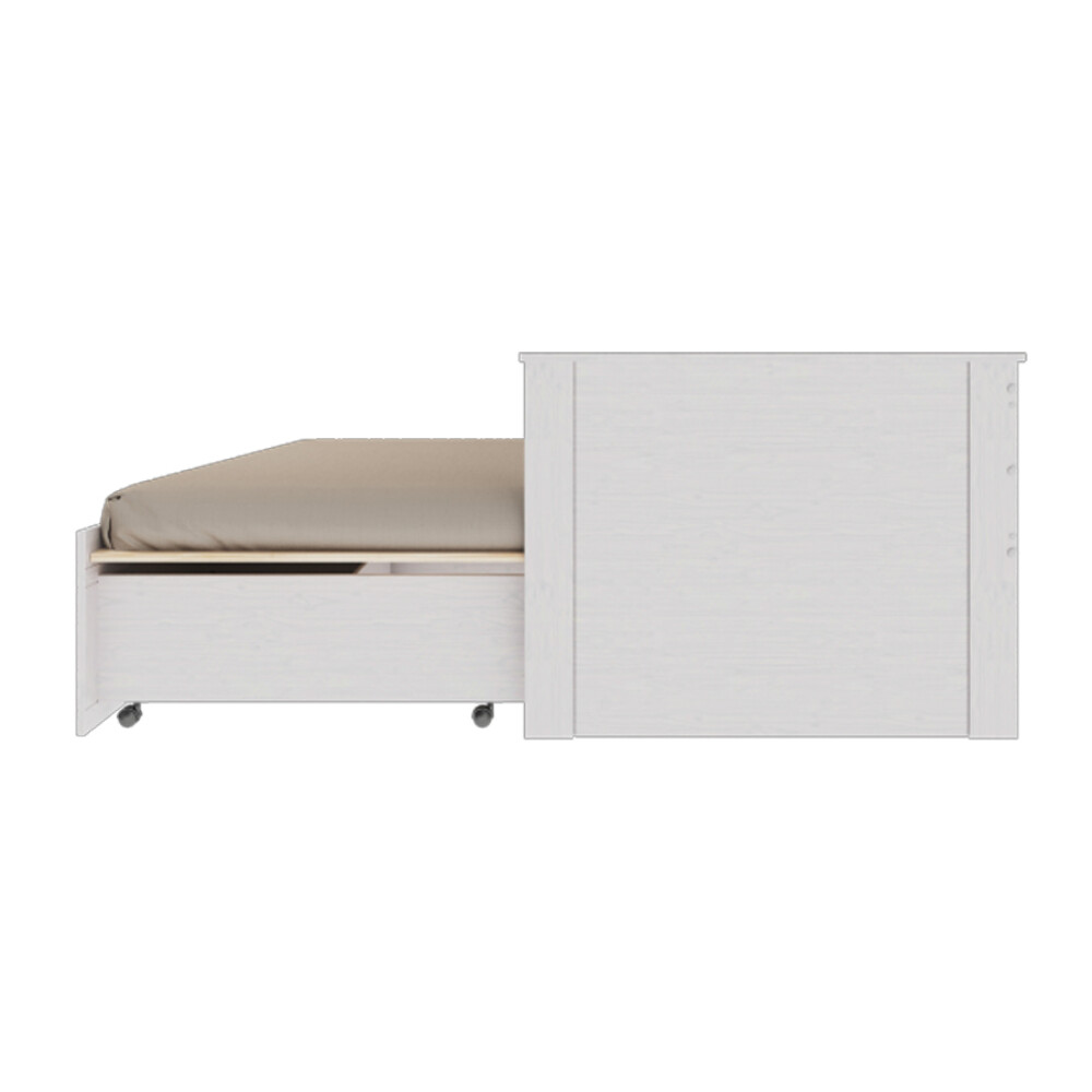 Cama Palino 1 Plaza / auxiliar - Funcional Blanco