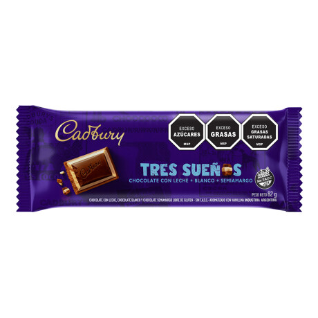 TABLETA TRES SUEÑOS 82GRS (SIN GLUTEN) AZUL