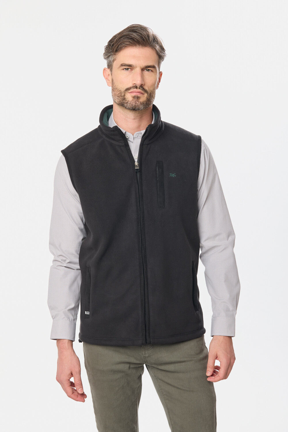 CHALECO POLAR DE ABRIGO Negro