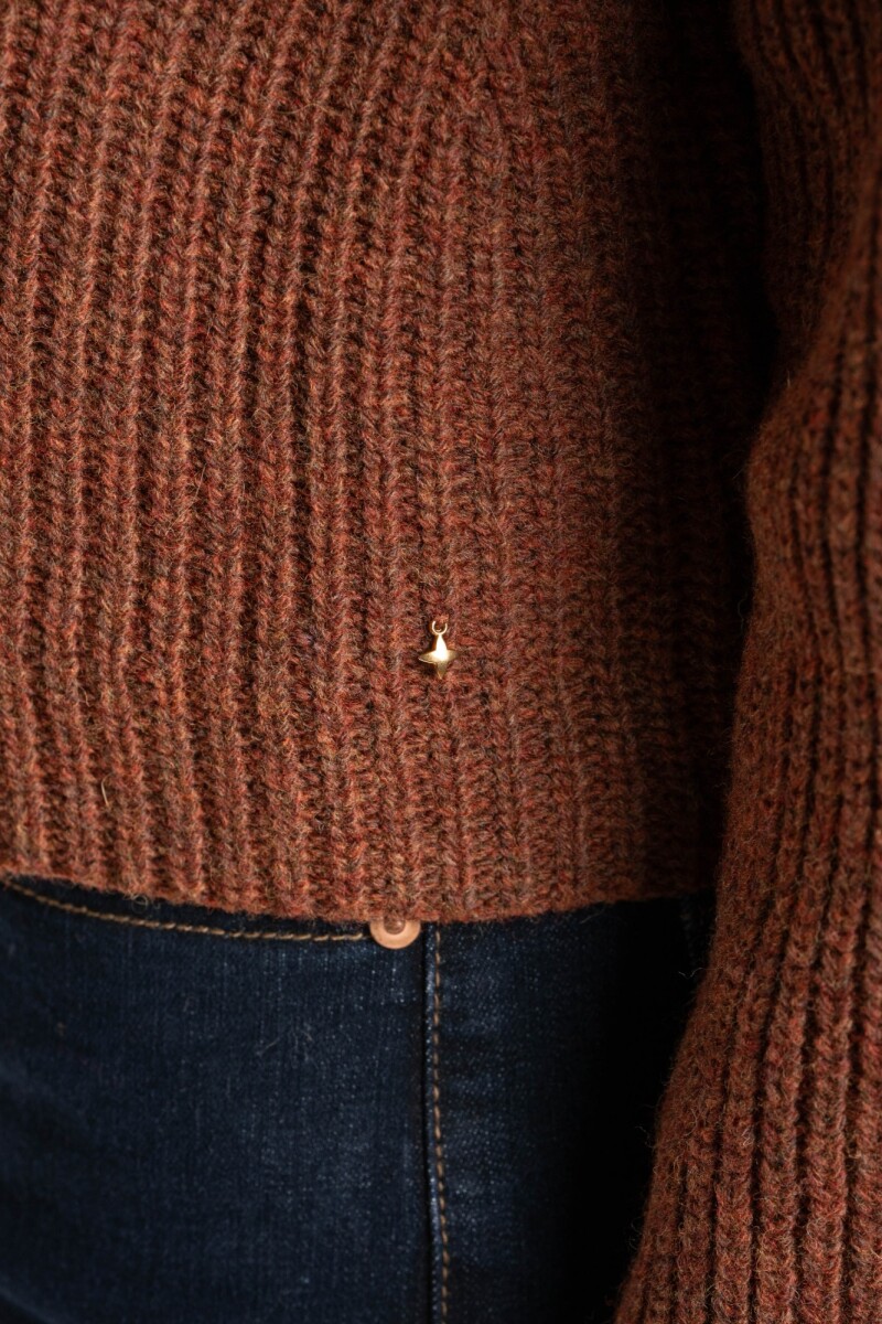 Polera Lana Marron