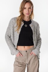 Cardigan Ixia Gris
