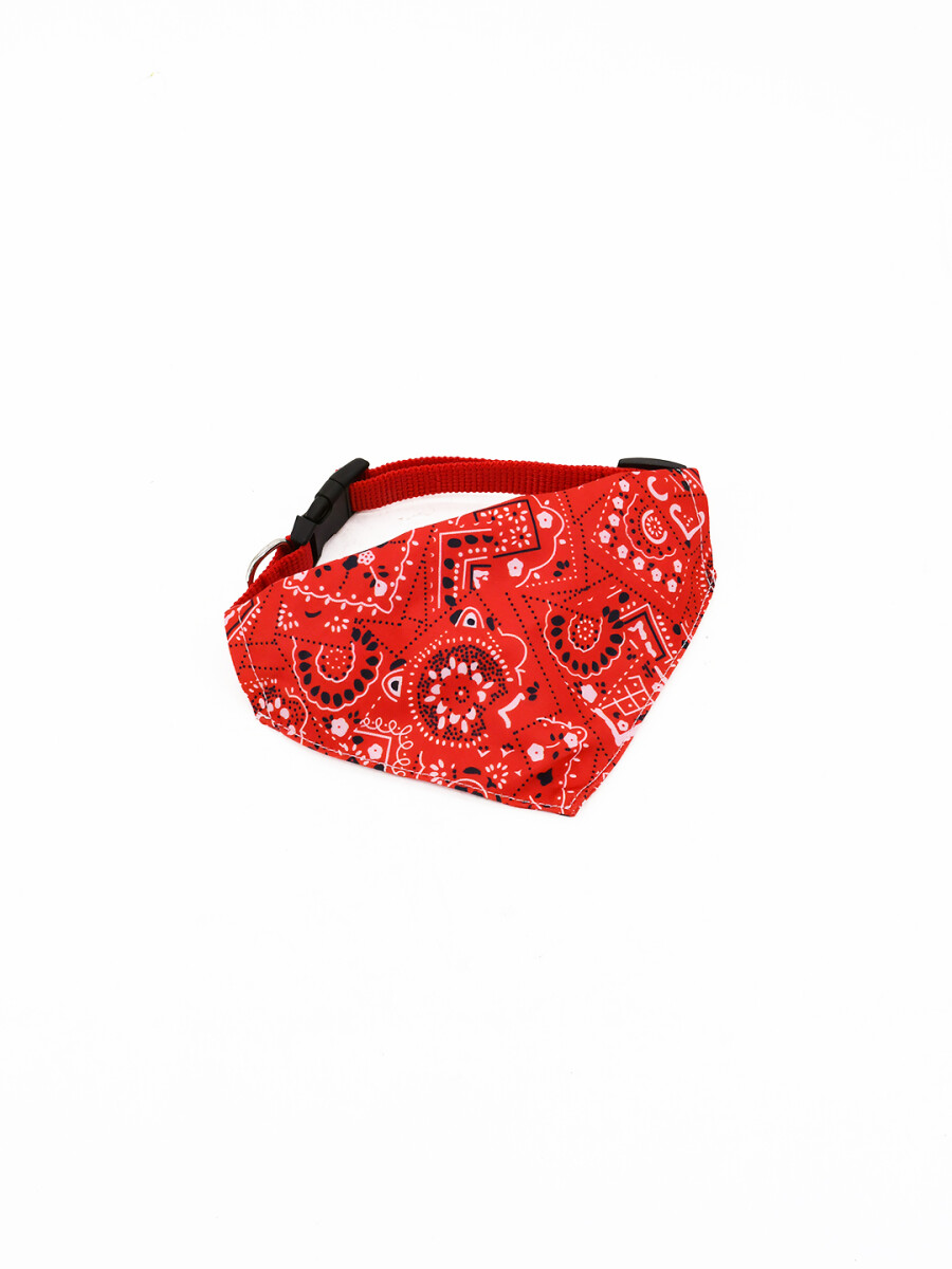 COLLAR BANDANA HASTA 9KG - ROJO 