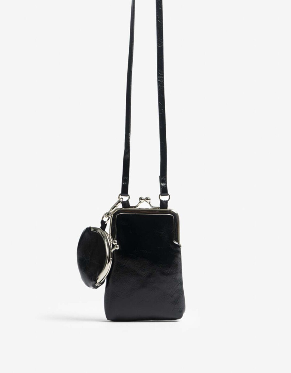 Monedero Doble Negro - Negro 