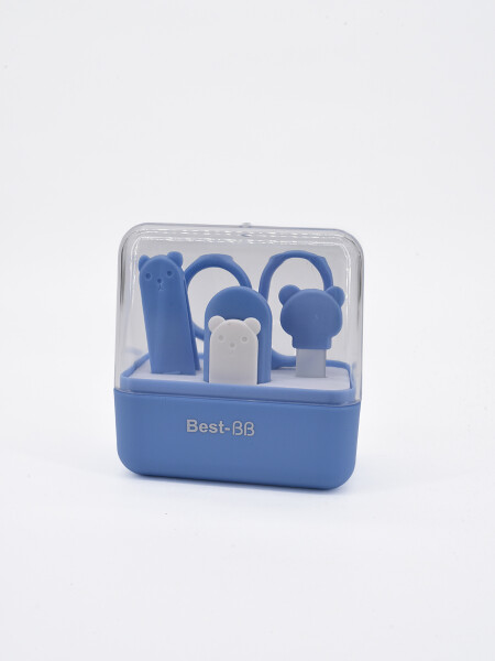 MANICURA SET 4 PCS AZUL.