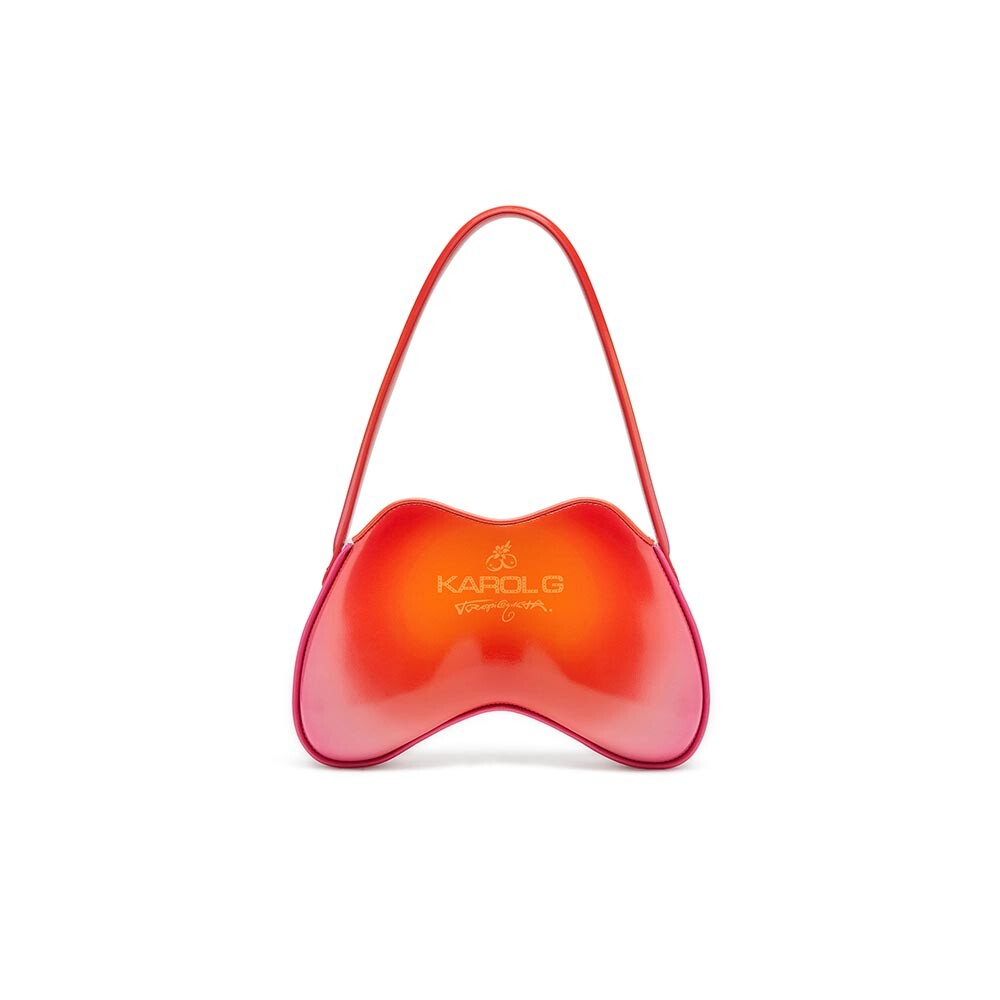 Bolso Para Mujer K.G. Double-D Shoulder Blanco/Rosa