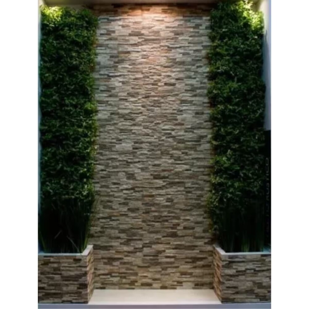 Cerámica para pared Oasis Filito 31x54 cm estilo piedra Mate Cerámica Para Pared Oasis Filito 31x54 Cm Estilo Piedra Mate