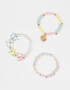Pulseras Infantiles No sustentable Set De Pulseras Kids Butterfly - Combinacion Tricolor