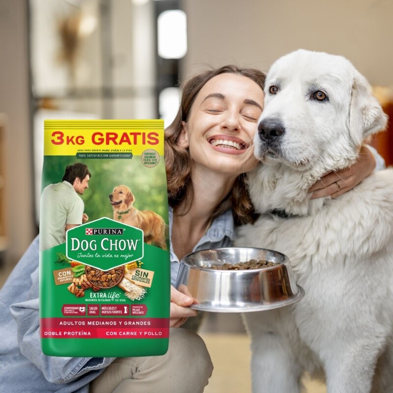 DOG CHOW PERROS ADULTOS RAZAS MEDIANAS Y GRANDES 21 +3 KG DOG CHOW PERROS ADULTOS RAZAS MEDIANAS Y GRANDES 21 +3 KG