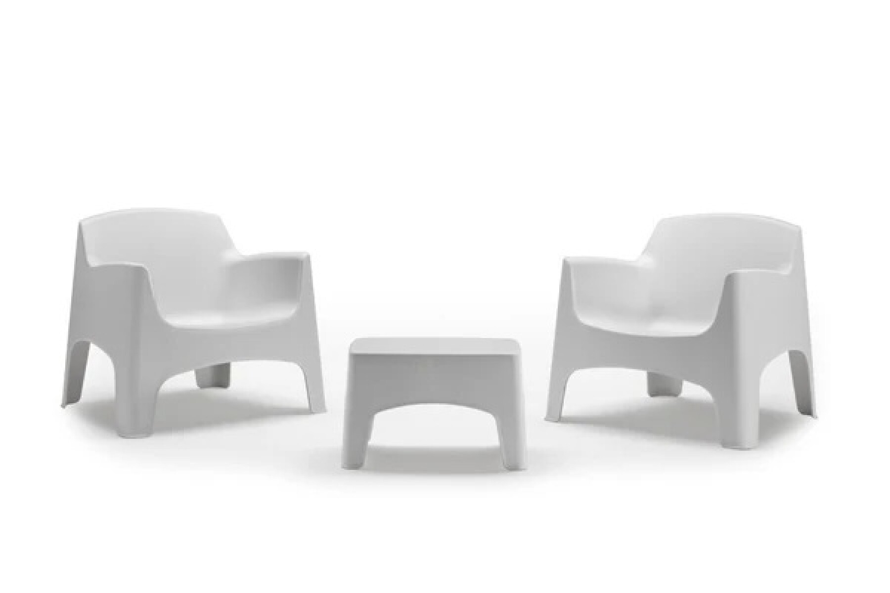 SET IBIZA TERRACE 2 SILLONES 1 MESA GRIS 